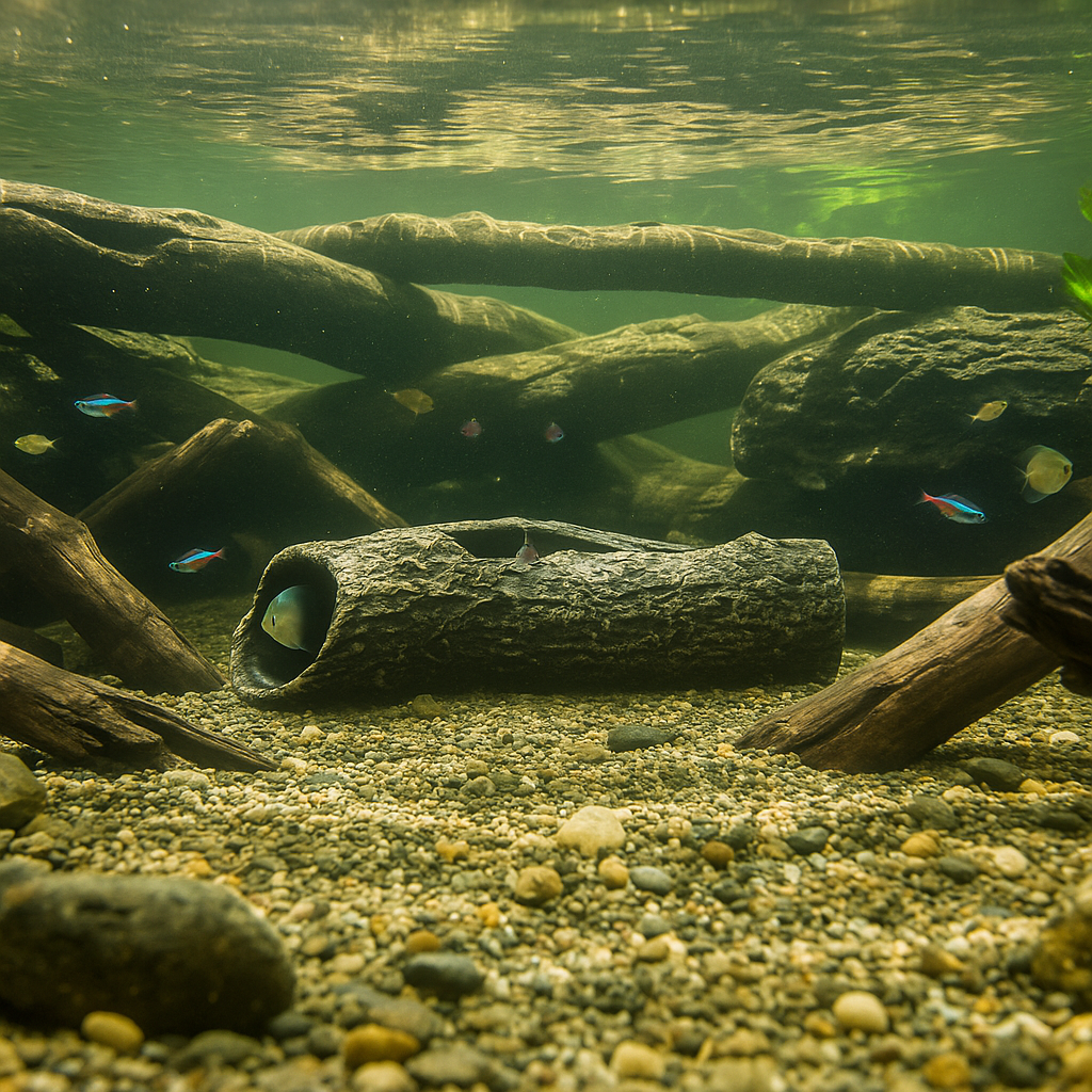 Декор в акваріум Scape Log