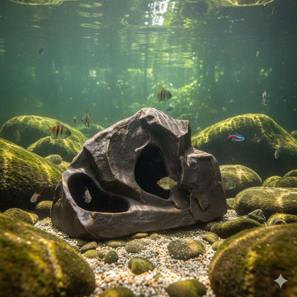 Грот Скеля для акваріума, тераріума