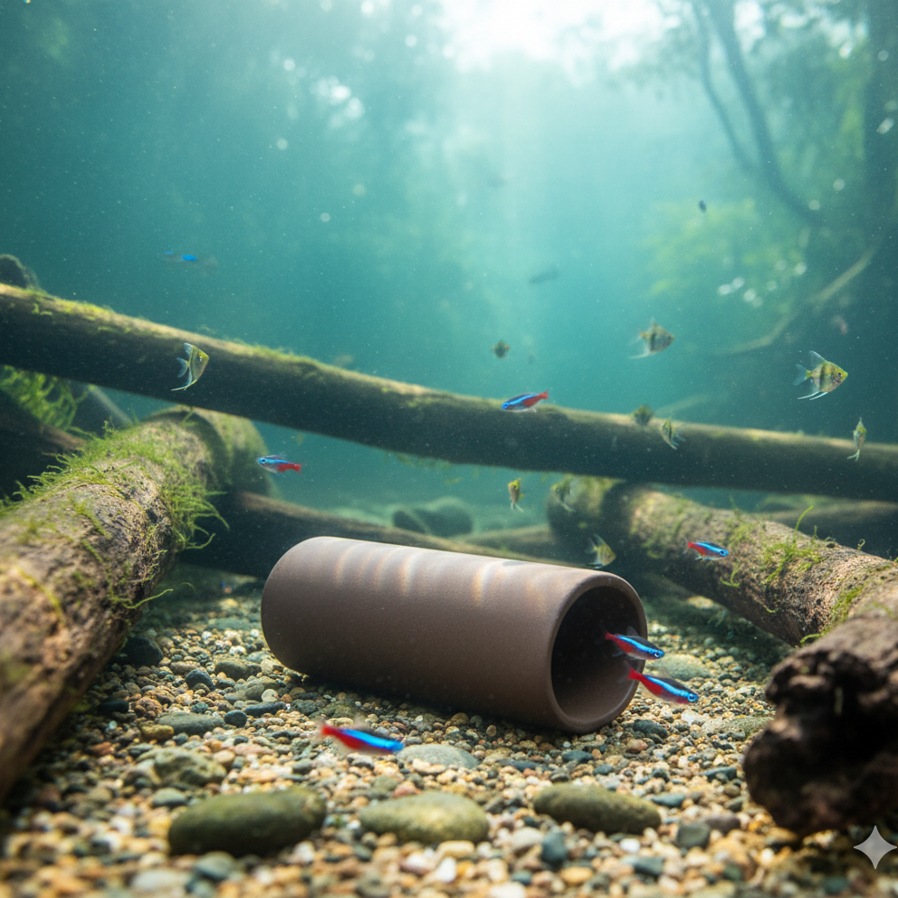 Декор для разведення сомів Pleco Cave Chocolate Medium