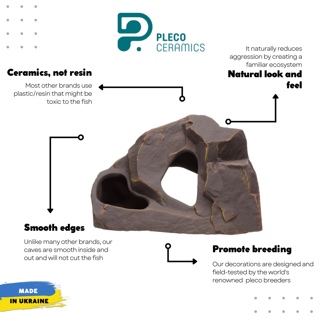 Грот Скеля для акваріума, тераріума