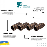 Загрузить изображение в средство просмотра галереи, Набір трубок укриття Pleco Cave Natural Kit 4 pcs M size caves
