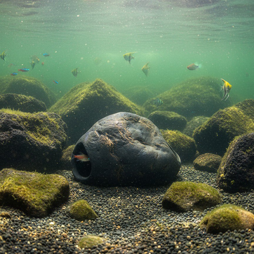 Будинок для цихлід Cichlid Stone Magma Medium